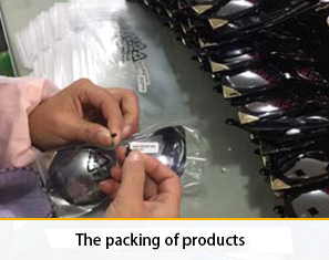 The packing of products